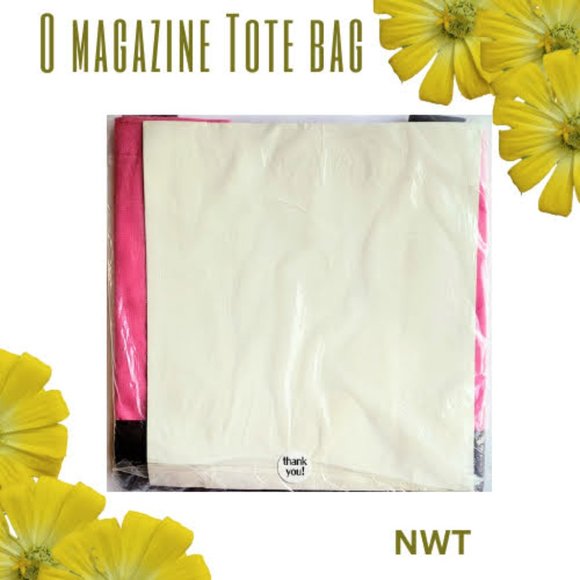 Oprah Tote Bag O Magazine Live Your Best Life Canvas Bag Small Reusable NWT - Picture 4 of 4